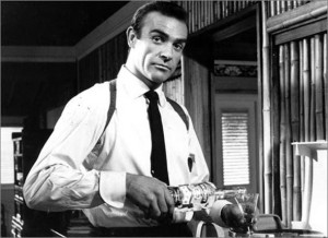 Sean Connery after his milkman days